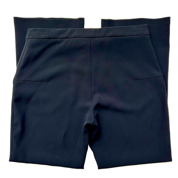 ALTUZARRA Nettle Black Crepe Cropped Trouser Pants Kick Flare Size 38 - Picture 9 of 13